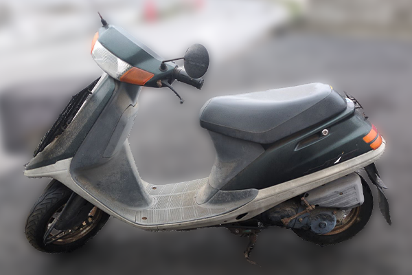 愛媛県東温市で回収したホンダのスーパーディオ