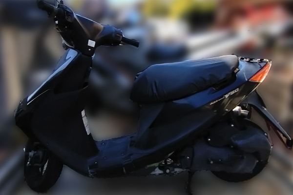 京都府京都市左京区で回収した原付 スズキ アドレスV50