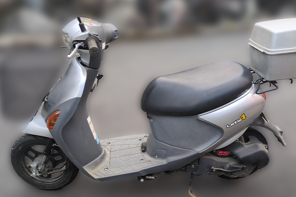 兵庫県姫路市で回収した原付 スズキ レッツ4