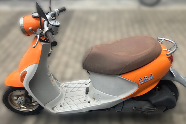 兵庫県尼崎市で回収した原付 スズキ レッツ4パレット