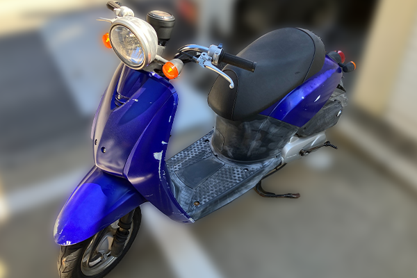 千葉県柏市で回収した原付 ホンダ トゥデイ