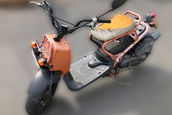 埼玉県さいたま市緑区で回収した原付 ホンダ ズーマー