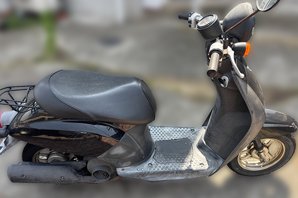 大分県大分市で回収した原付 ホンダ トゥデイ