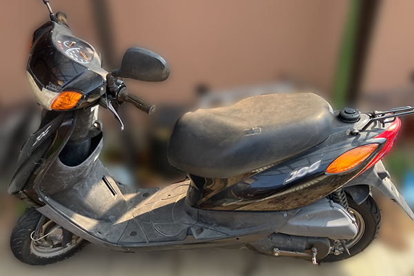 奈良県奈良市で回収した原付 ヤマハ ジョグ