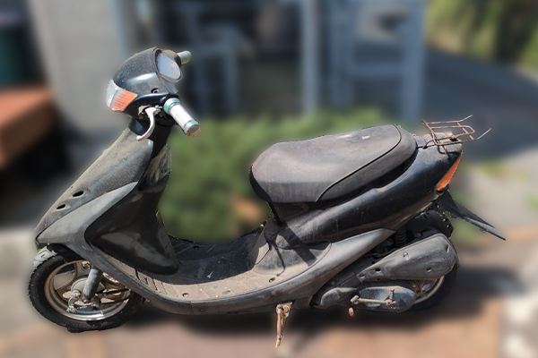 島根県出雲市で回収した原付 ホンダ ライブディオ