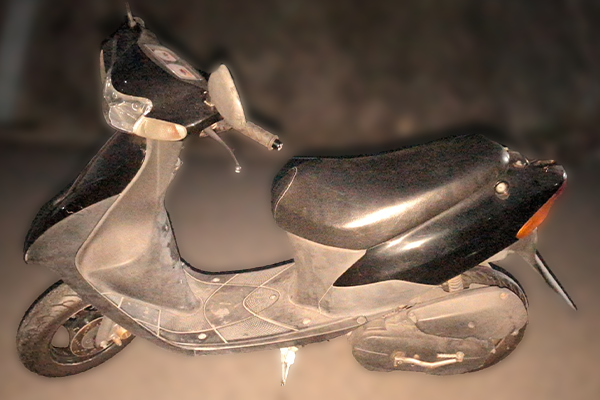 広島県呉市で回収した原付 スズキ レッツ2S