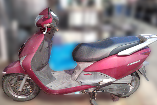 広島県広島市南区で回収した原付 ホンダ リード110