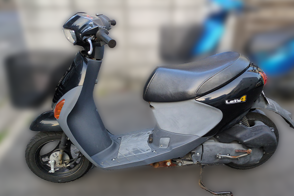 広島県広島市東区のお客様より回収したスズキのレッツ4