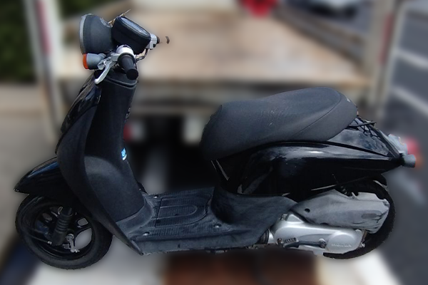 愛知県名古屋市昭和区で回収した原付 ホンダ トゥデイ