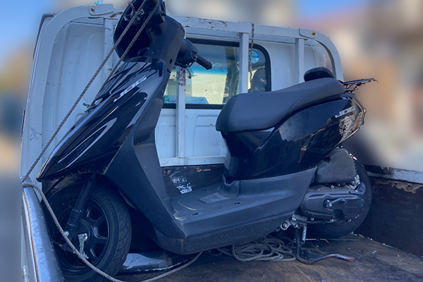 東京都町田市で回収した原付 ヤマハ ジョグ