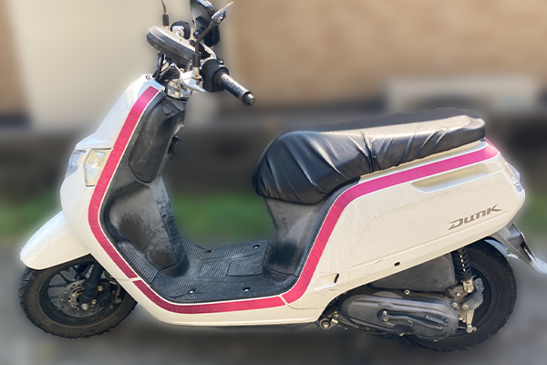 東京都町田市で回収した原付 ホンダ ダンク