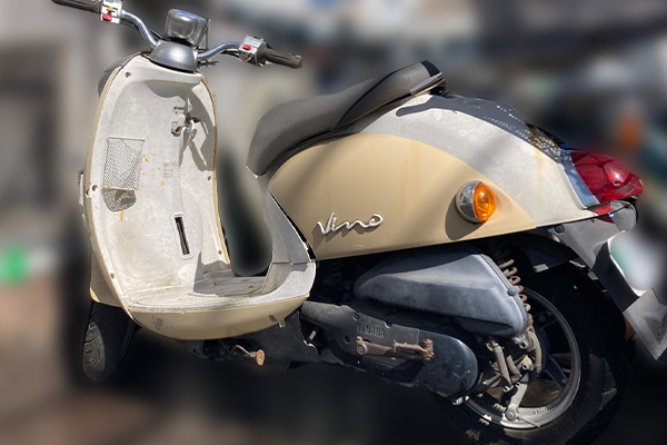 東京都目黒区で回収した原付 ヤマハ ビーノ