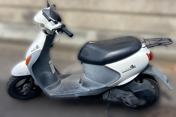 東京都西東京市で回収した原付 スズキ レッツ4