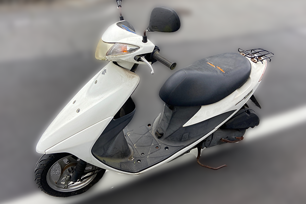 東京都青梅市で回収した原付 スズキ アドレスV50