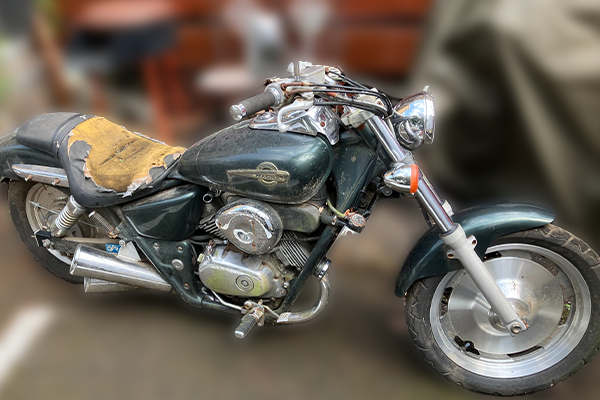 栃木県宇都宮市で回収したバイク ホンダ V-ツイン マグナ250