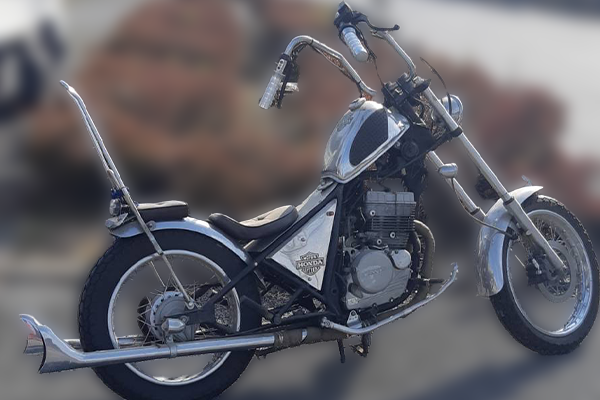 滋賀県犬上郡多賀町で回収したバイク ホンダ cbx125