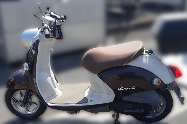 滋賀県近江八幡市で回収した原付 ヤマハ ビーノ