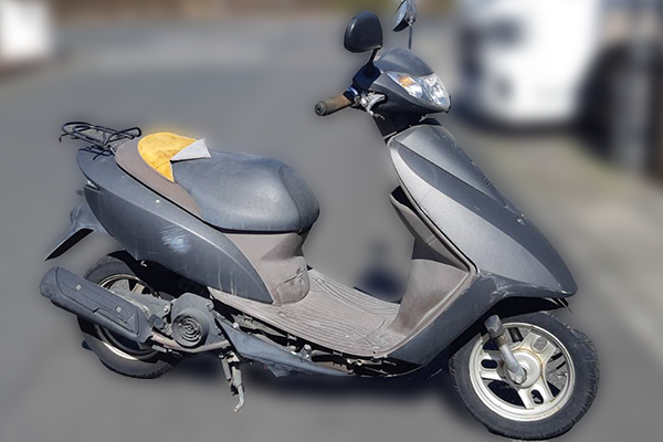 滋賀県野洲市で回収した原付 ホンダ ディオ