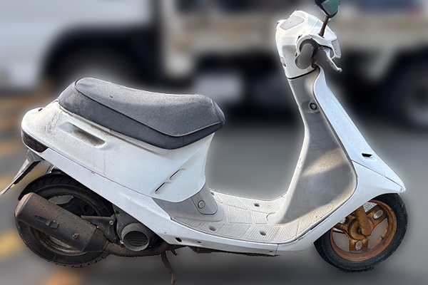 福岡県福岡市東区で回収した原付 ホンダ ディオ