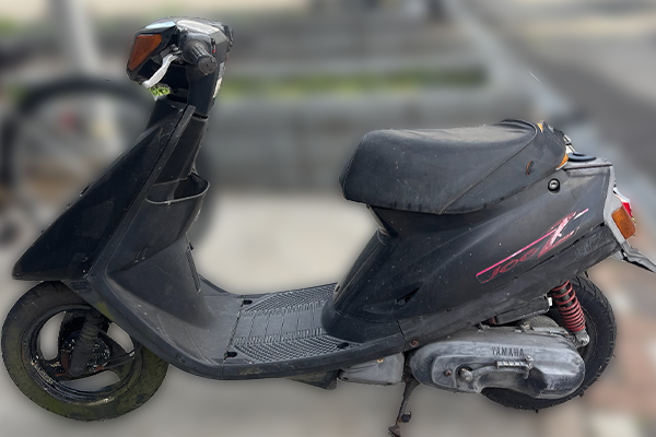 福岡県飯塚市で回収した原付 ヤマハ ジョグZ