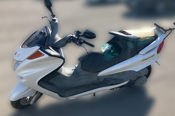 群馬県高崎市で回収したバイク ヤマハ マジェスティ250