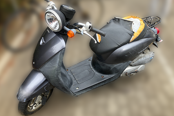 茨城県つくば市で回収した原付 ホンダ トゥデイ