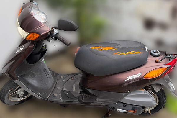 宮崎県延岡市で回収した原付 ヤマハ ジョグ