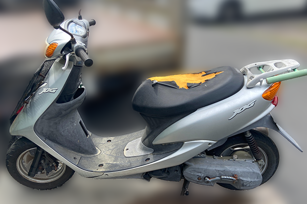 東京都八王子市で回収した原付 ヤマハ ジョグ