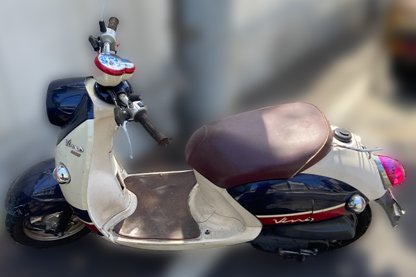 東京都文京区で回収した原付 ヤマハ ビーノ