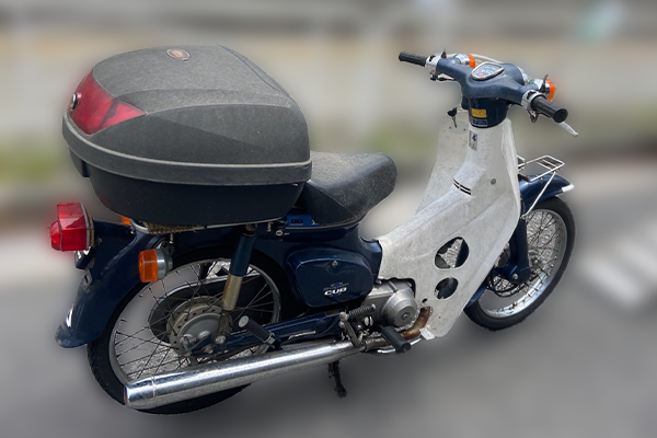 東京都江東区で回収した原付 ホンダ スーパーカブ90
