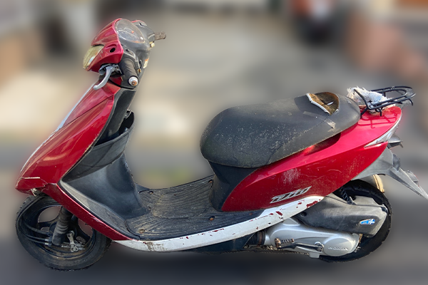 東京都練馬区で回収した原付 ホンダ ディオ