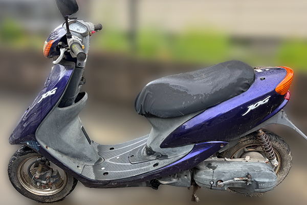 福岡県糟屋郡志免町で回収した原付 ホンダ ジョグ