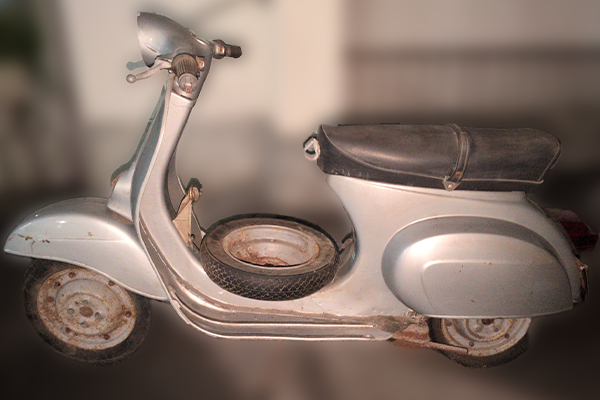 鳥取県米子市で回収した原付 ピアッジオ ペスパ