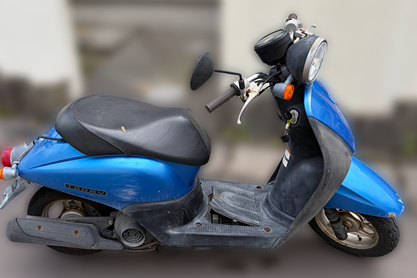 鹿児島県鹿児島市で回収した原付 ホンダ トゥデイ