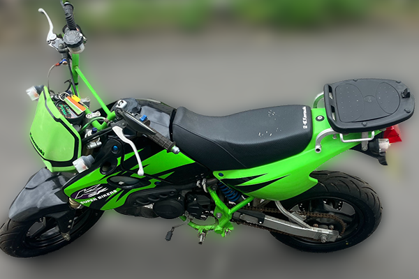 岐阜県各務原市で回収したバイク カワサキ KSR80