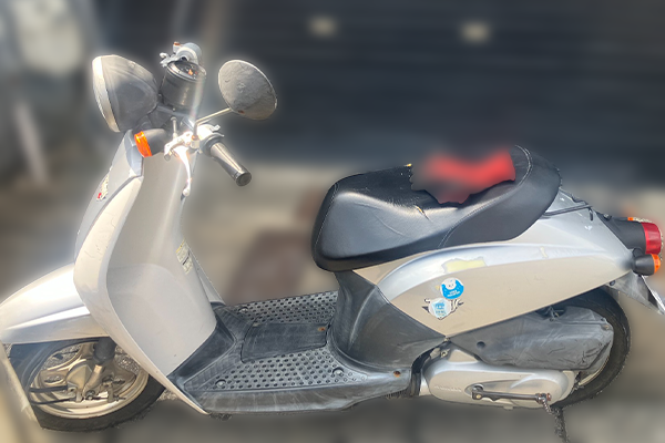京都府宇治市で回収した原付 ホンダ トゥデイ