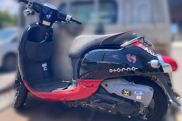 千葉県佐倉市で回収した原付 ホンダ ジョルノ