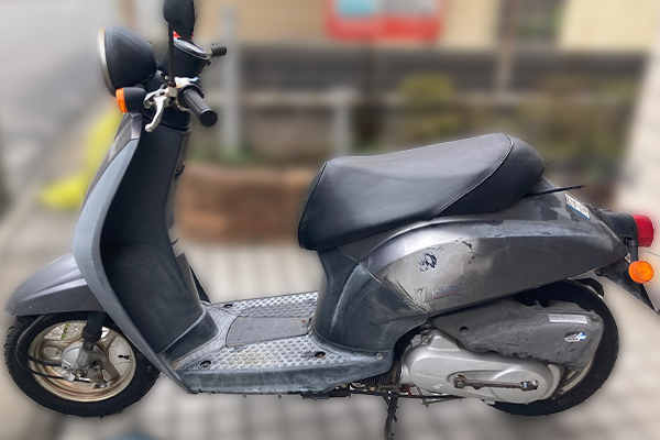 千葉県浦安市で回収した原付 ホンダ トゥデイ