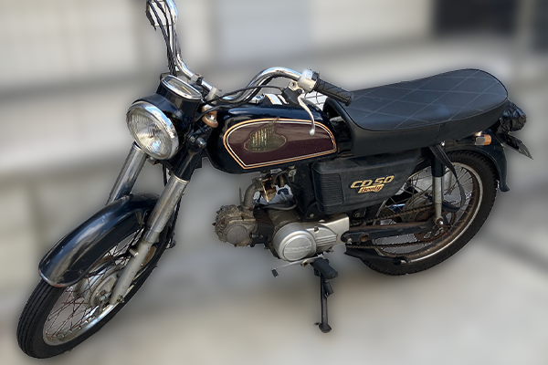 埼玉県春日部市で回収した原付 ホンダ CD50 Benly