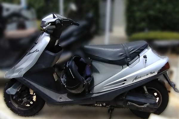 大阪府大阪市都島区で回収した原付 スズキ アドレスV100