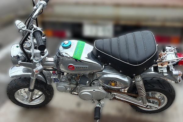 山梨県都留市で回収した原付 ホンダ モンキー50