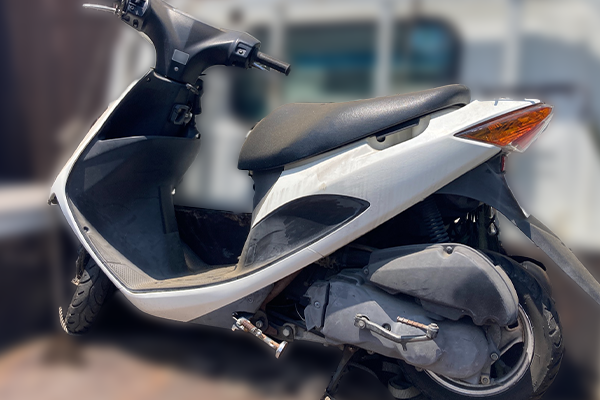 東京都日野市で回収した原付 スズキ アドレスV50