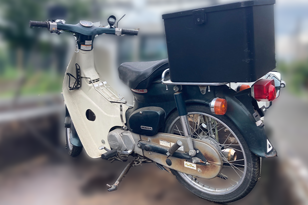 東京都日野市で回収した原付 ホンダ スーパーカブ90