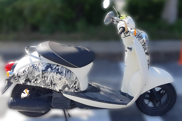 滋賀県彦根市で回収した原付 ホンダ クレアスクーピー