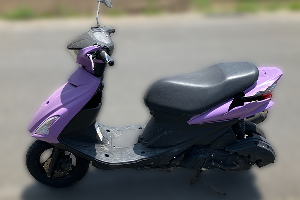 群馬県伊勢崎市で回収した原付 スズキ アドレスV125S