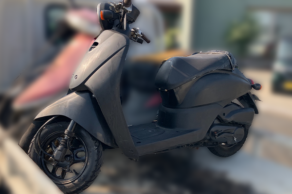 群馬県高崎市で回収した原付 ホンダ トゥデイ