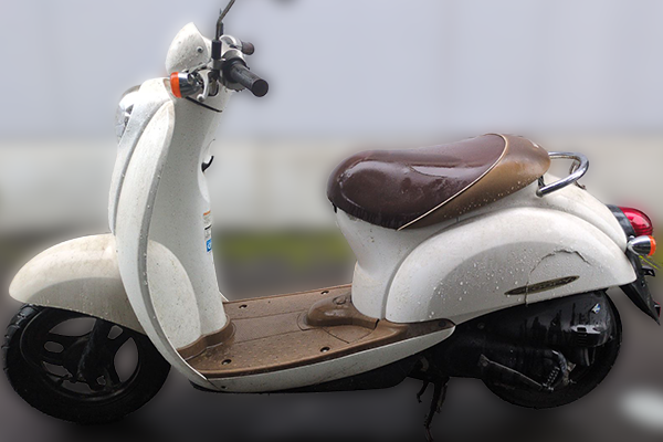 高知県香美市で回収した原付 ホンダ クレアスクーピー